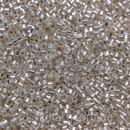 Бисер DBSC-41 Miyuki Delica Beads Cut 15/0 (рубка, блестящий хрустальный)